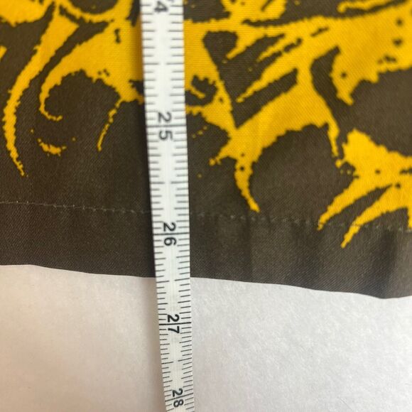 VTG Y2K Utility Brand Dragon Shirt Youth 9/10 Button Down Brown/Yellow RARE - Picture 9 of 14